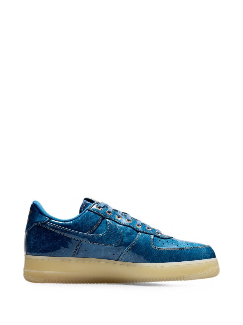 Nike Deep Blue Air Force 1 Retro Low-Top Sneakers