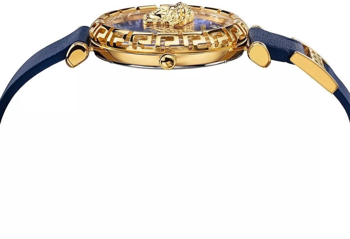 Versace Palazzo Empire Greca Diamond 37Mm Swiss-Made Watch