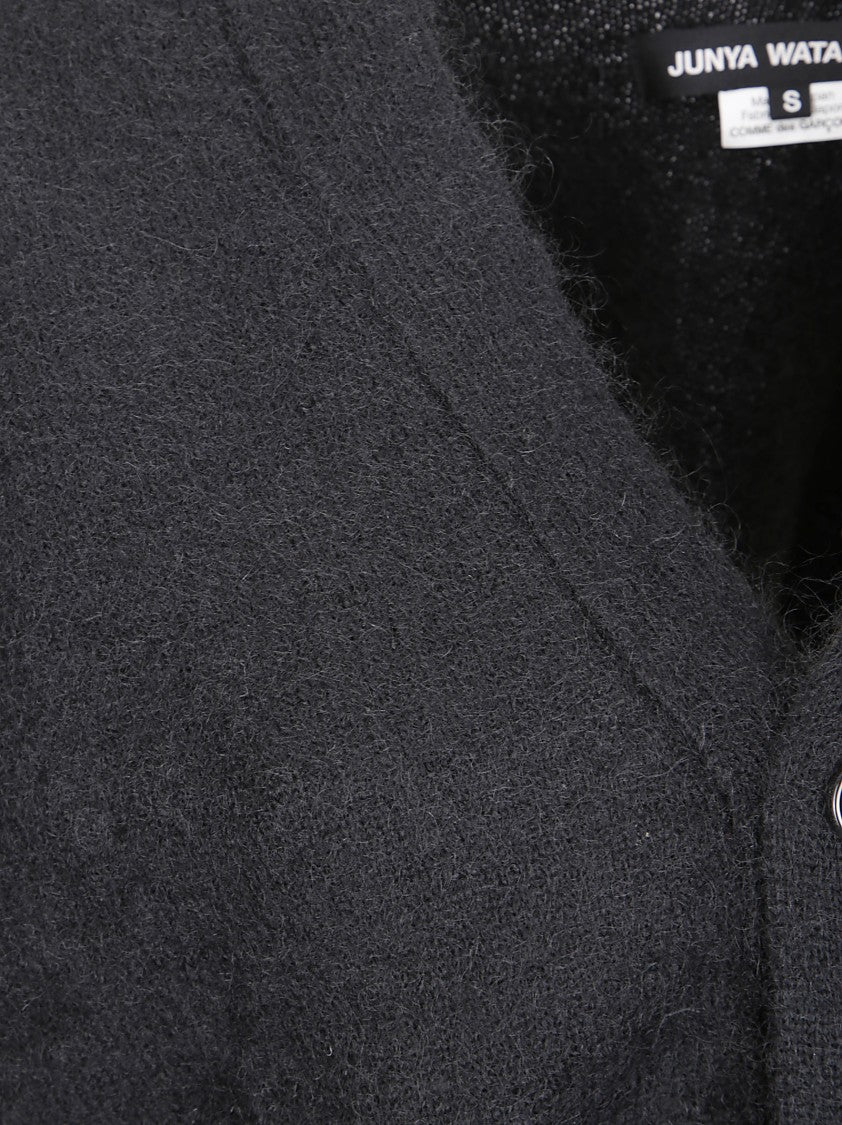 Junya Watanabe Knit Sweater With Ribbed Cuffs By Junya Watanabe