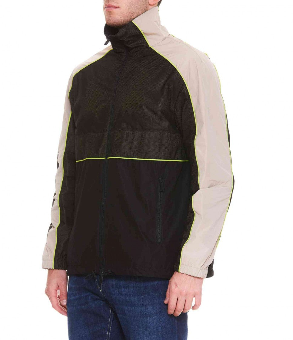 Dsquared2 Black Technical Polyester Jacket