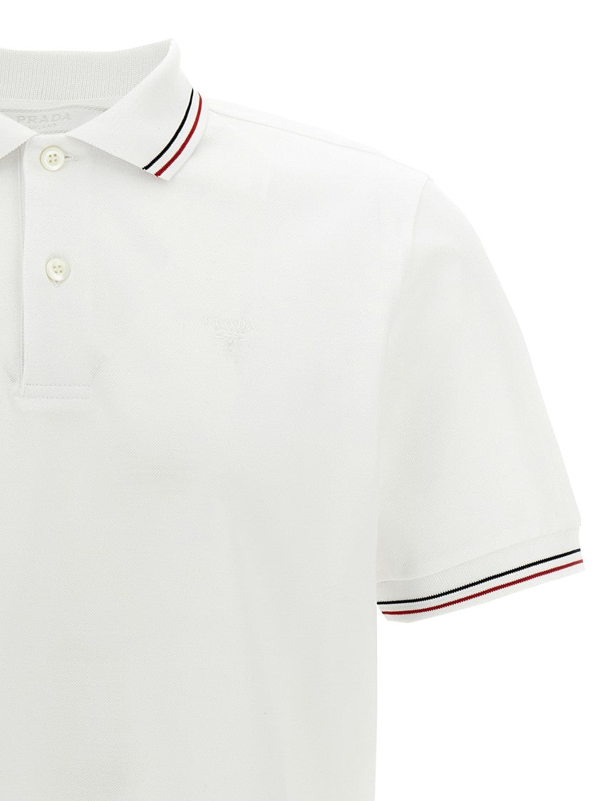 Prada Piqué Polo Shirt