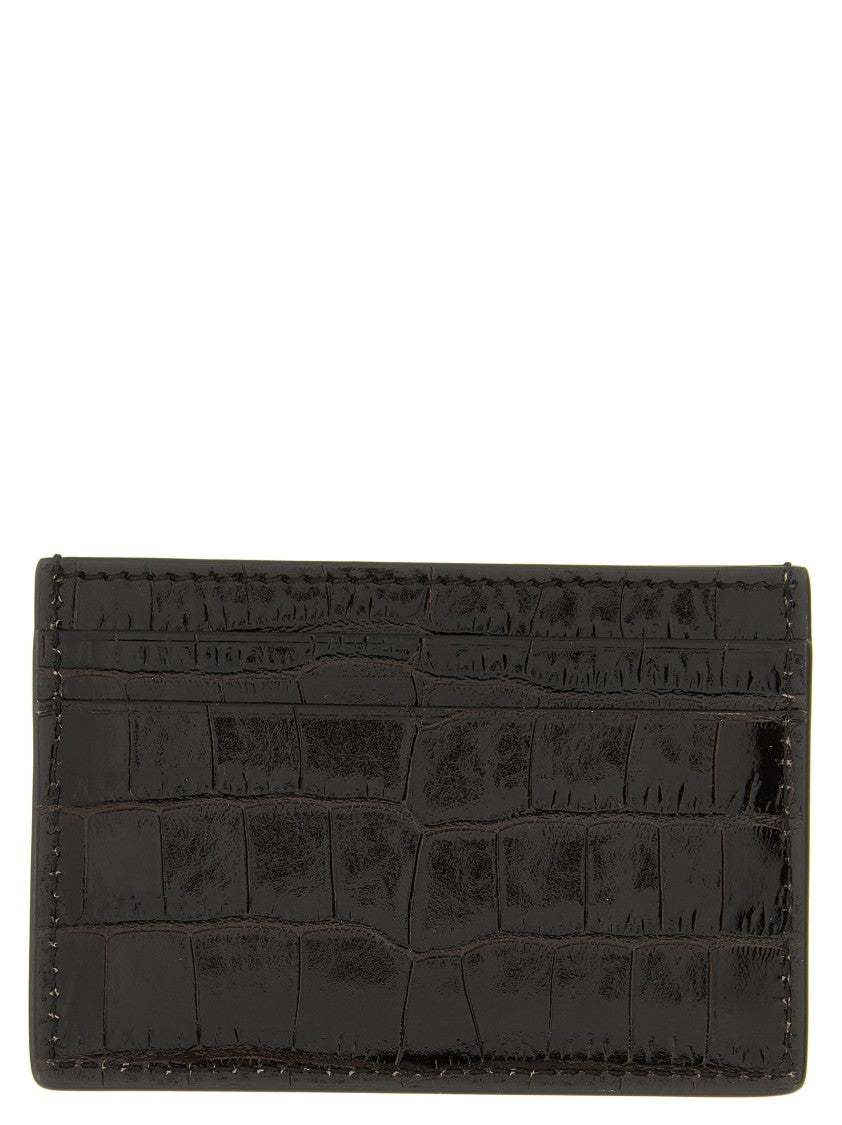Tom Ford Crocodile Leather Card Holder