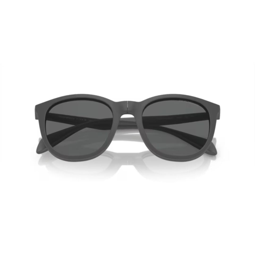 Emporio Armani 0Ea4211 Matte Black Rounded Square Eyeglasses With Interchangeable Lenses
