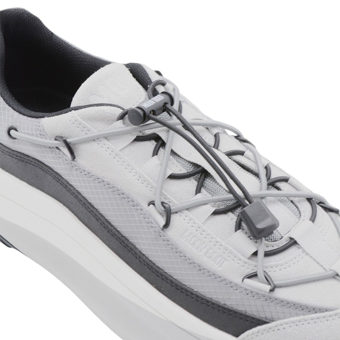 Moon Boot Grey Sneakers With Elevated Sole