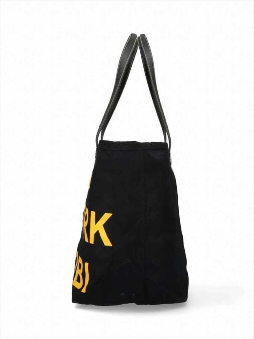 Vivienne Westwood Spacious Canvas Shoulder Bag With Bold City Graphics