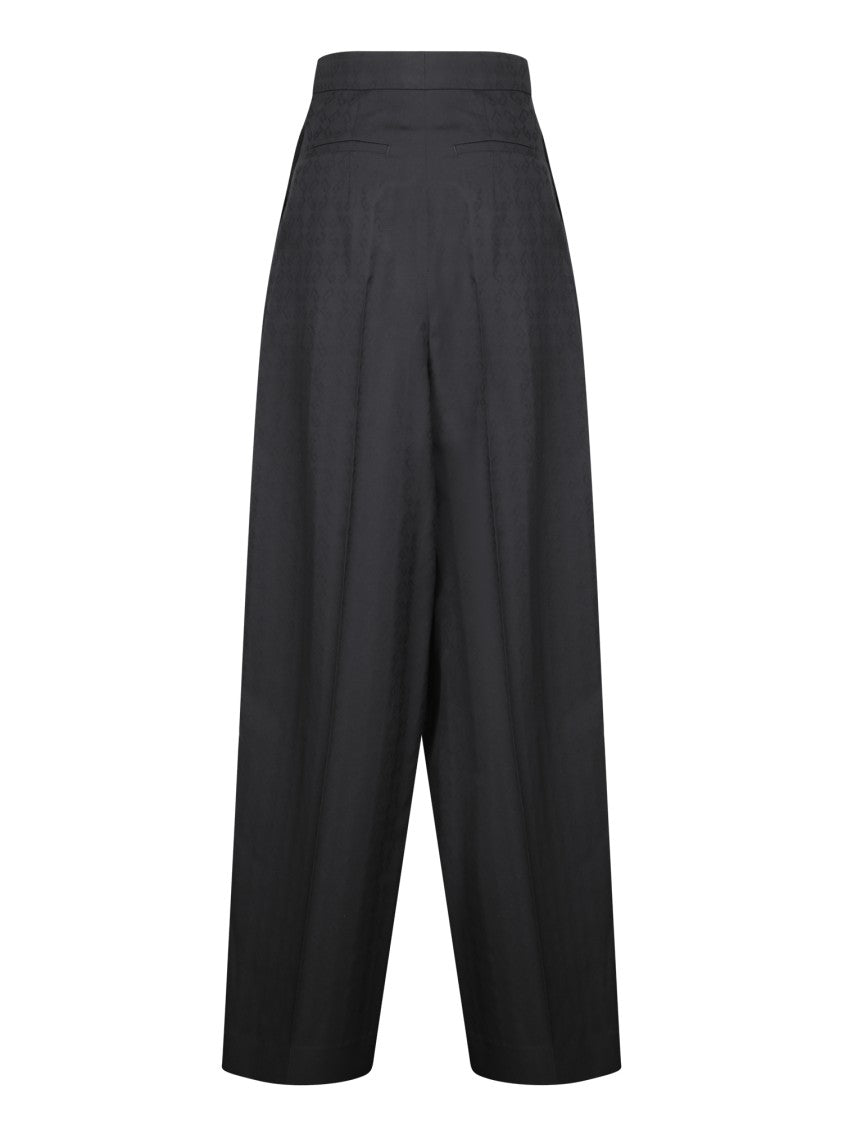 Givenchy Wide-Leg Monogram Trousers