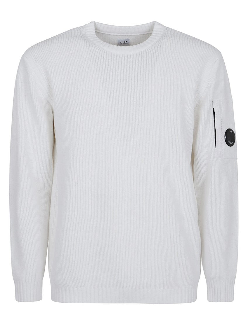 C.P. Company Knitwear Crew Neck In Chenille Cotton