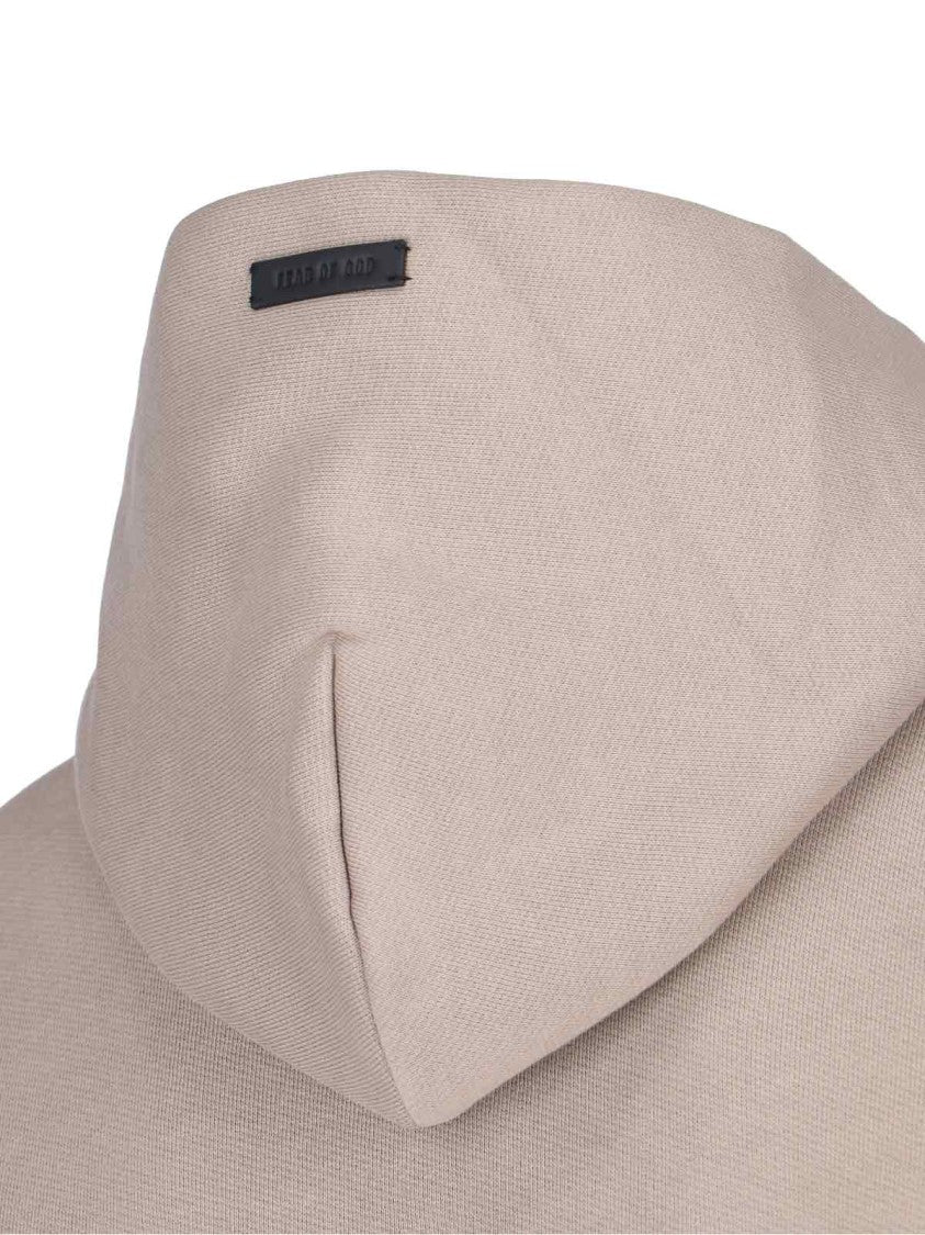 Fear Of God Relaxed Fit Beige Half-Zip Sweater - Beige