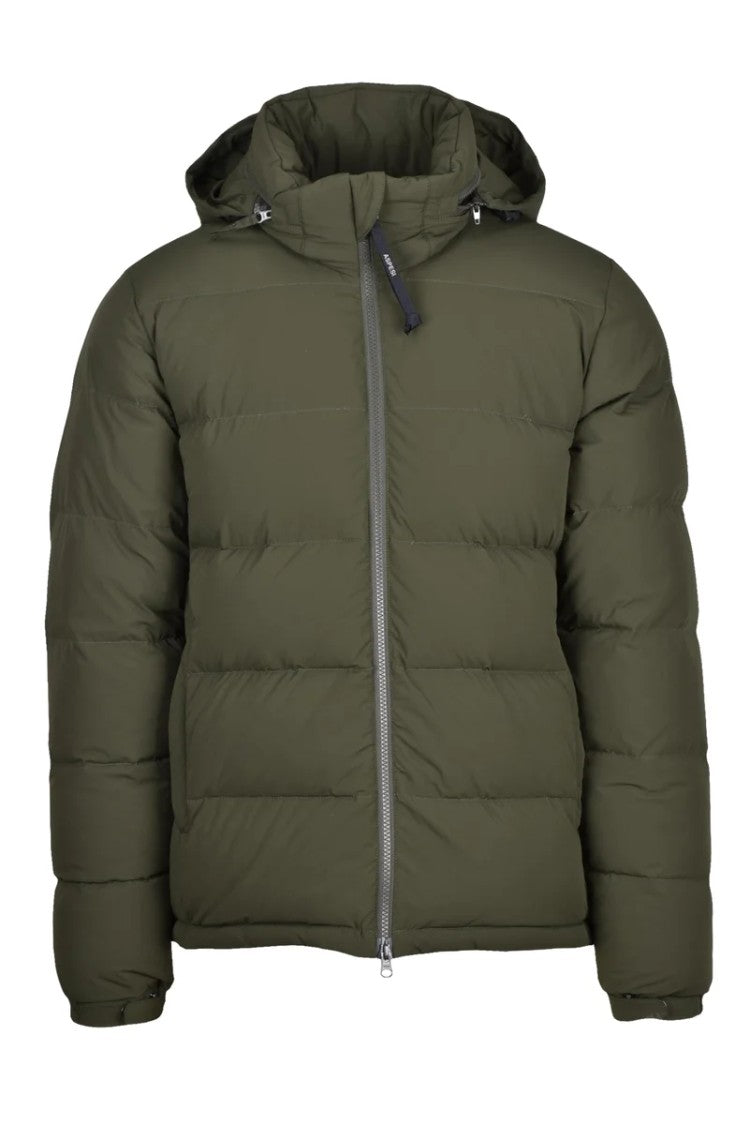Aspesi Stretch Down Jacket Zip Pockets - Green