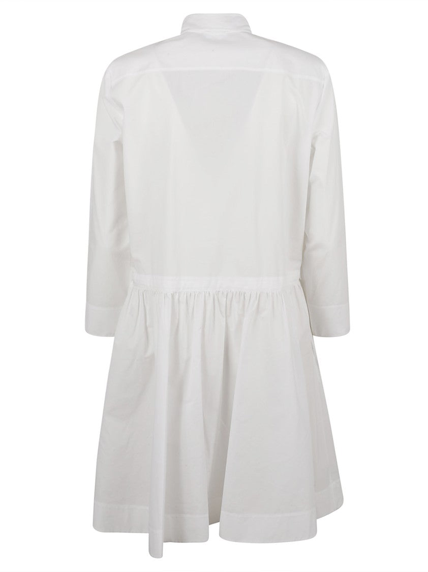 Tory Burch Button-Down Dress With Gathered Waist