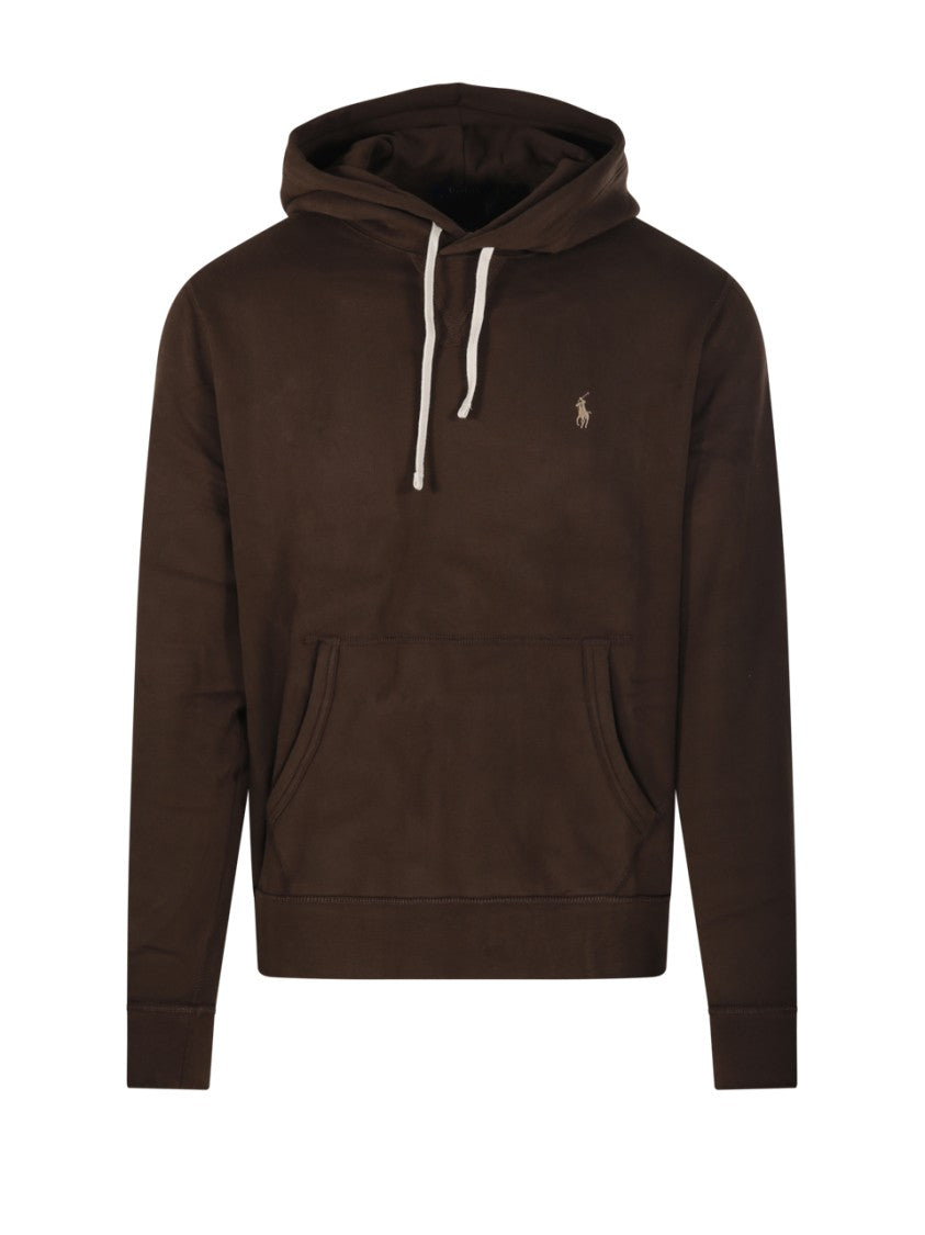 Polo Ralph Lauren Classic Brown Hoodie Sweatshirt