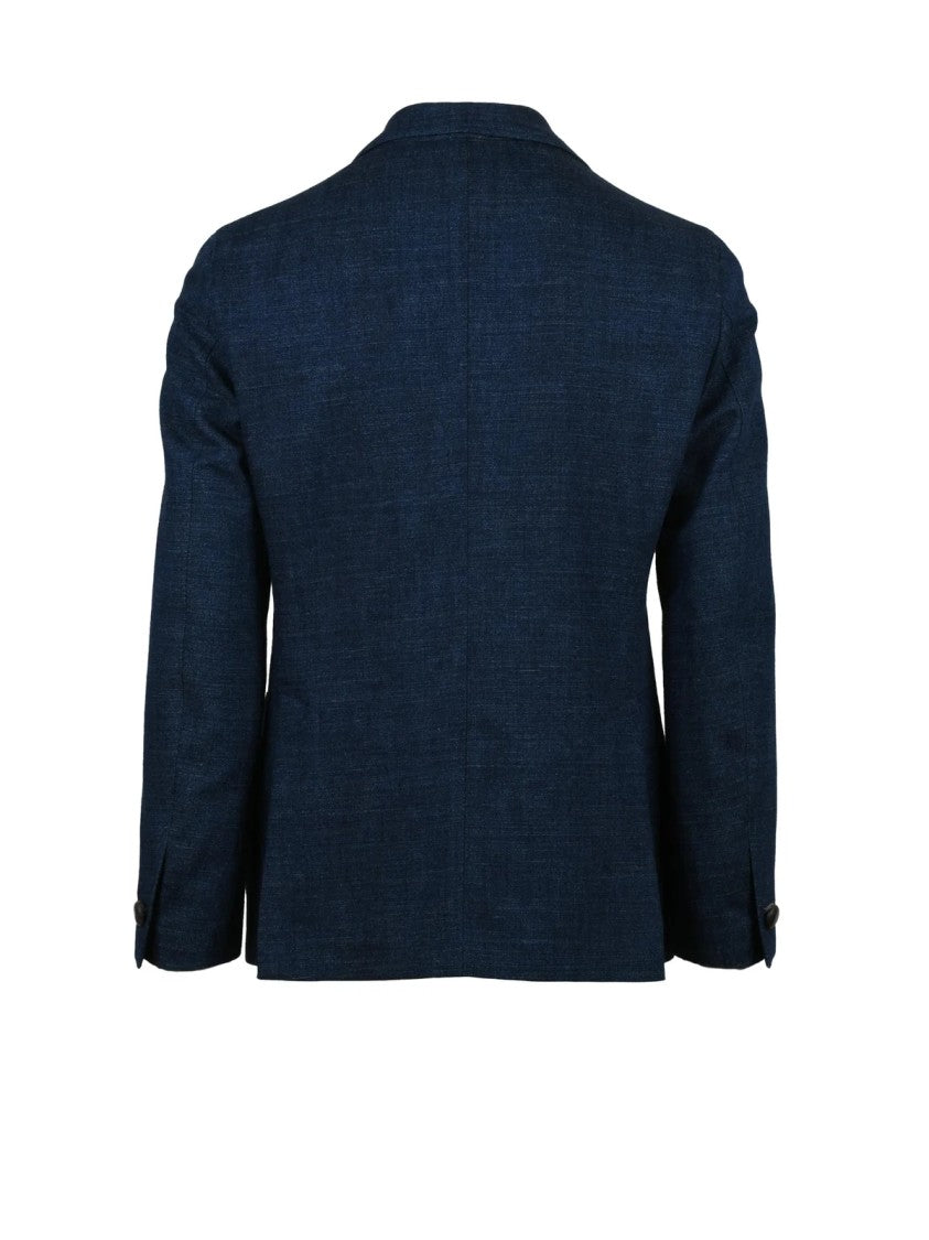 L.B.M. 1911 Double-Breasted Jacket With Rich Fabric Blend And Relaxed Design