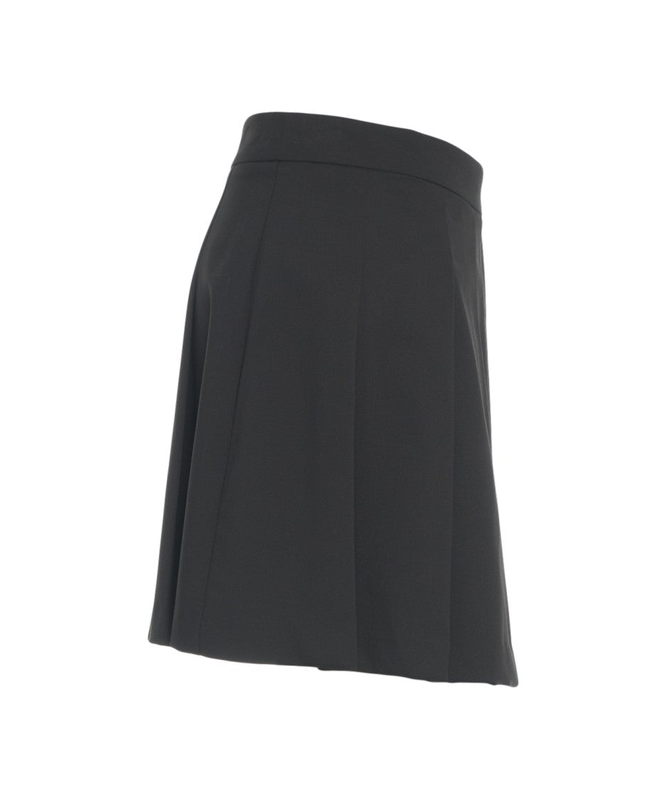 Kaos Pleated Mini Skirt With Defined Waist
