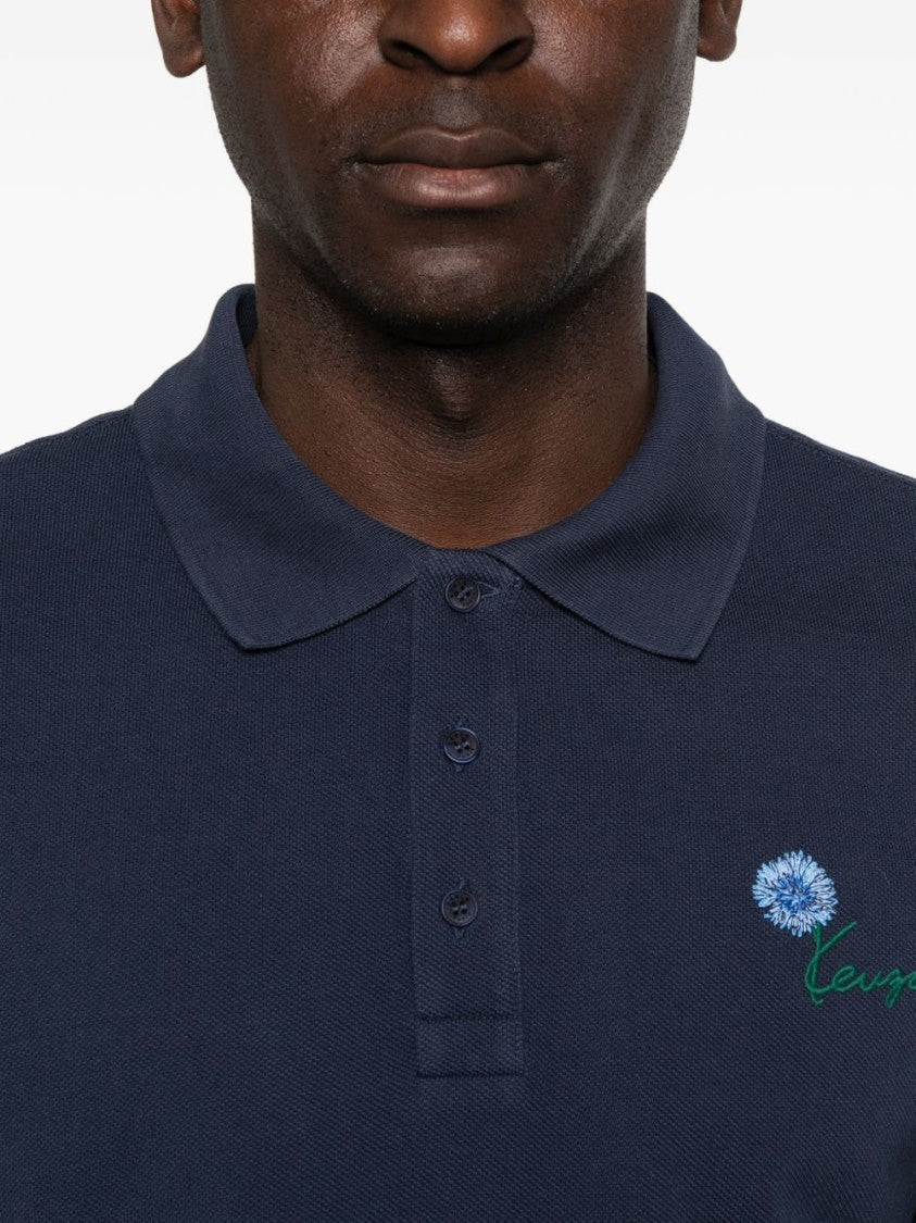 Kenzo Minimalist Crew Neck Short Sleeve Polo