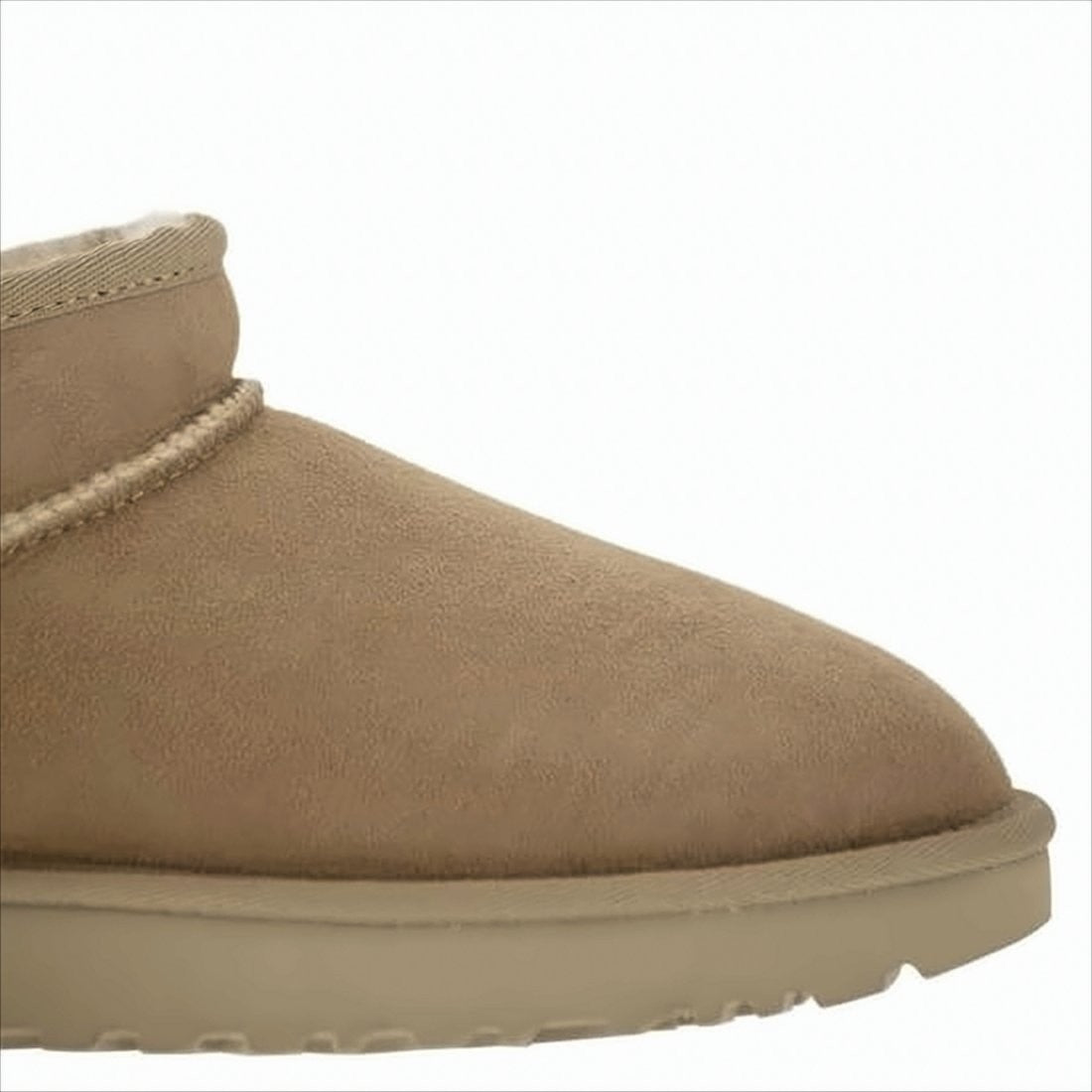 Ugg Suede Ankle Boots With Plush Lambskin Lining