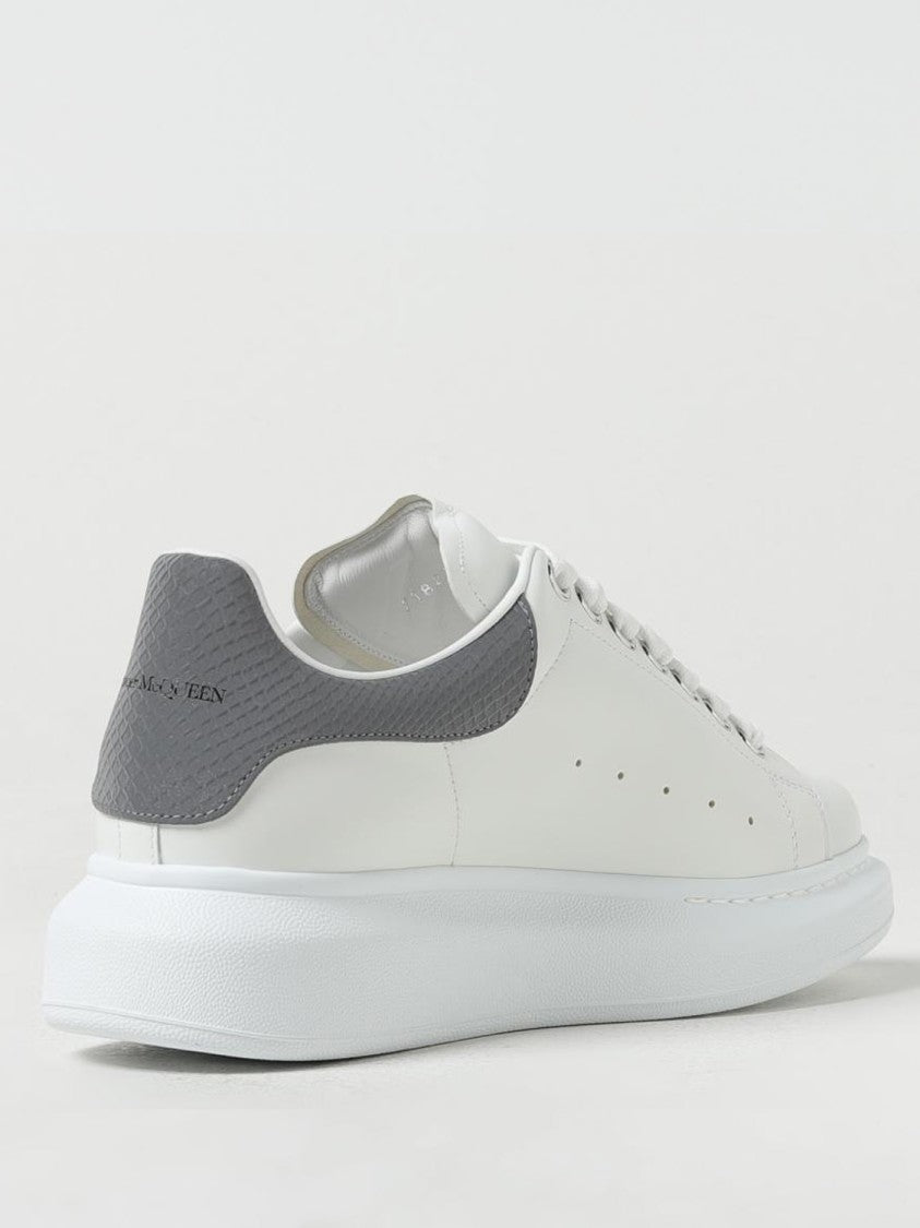 Alexander Mcqueen Smooth White Leather Sneakers