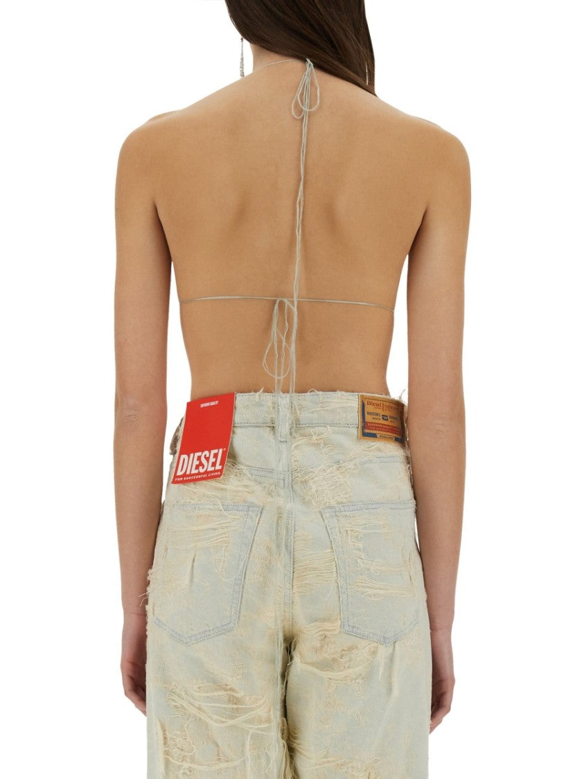 Diesel Jacquard Denim Top