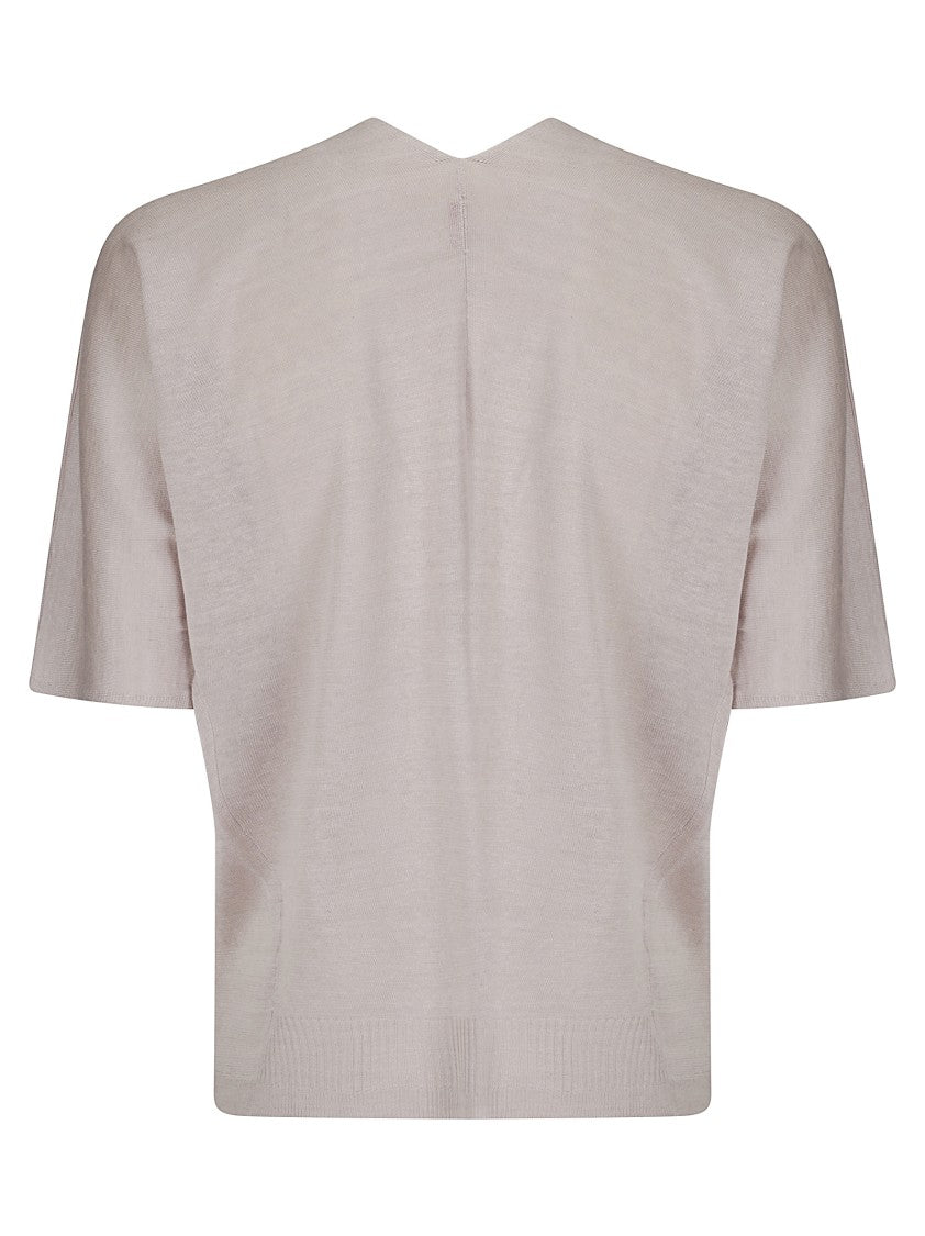 Hira Short Sleeve Cardigan Without Closure