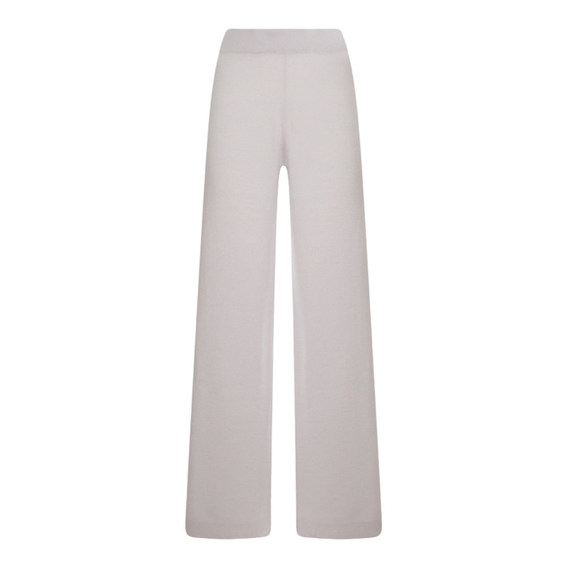Allude Wide-Leg Trousers With High Elastic Waistband