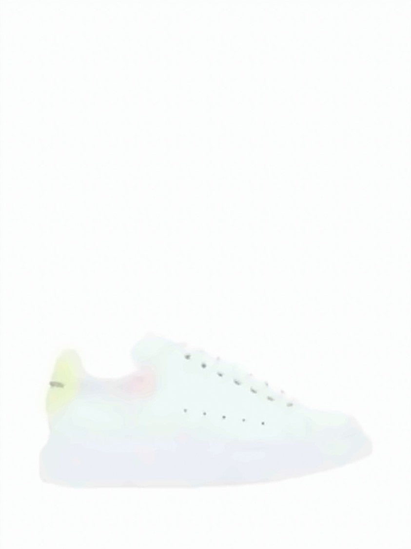 Alexander Mcqueen Minimalist White Leather Low-Top Sneakers