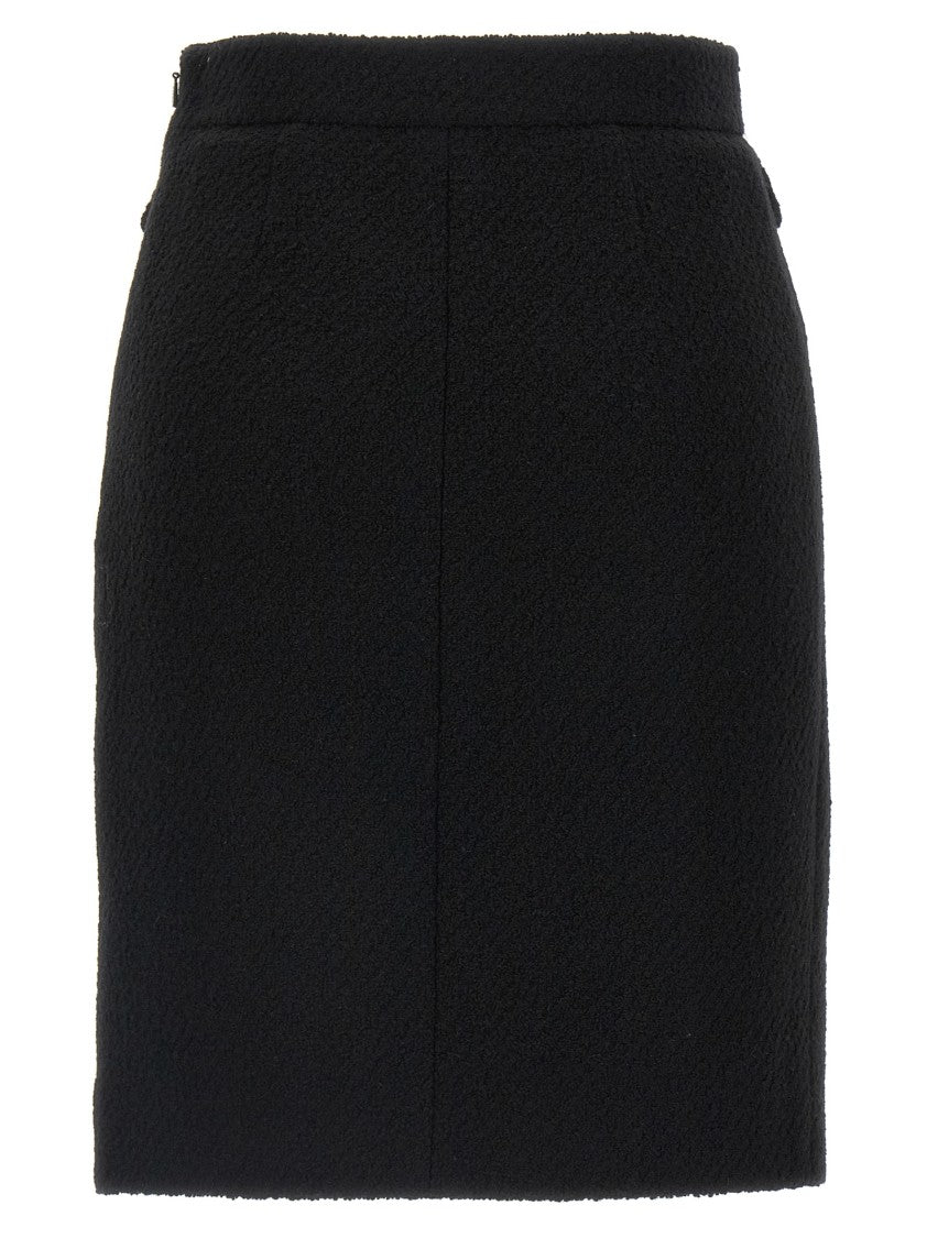 Chloé Bouclé Wool Skirt