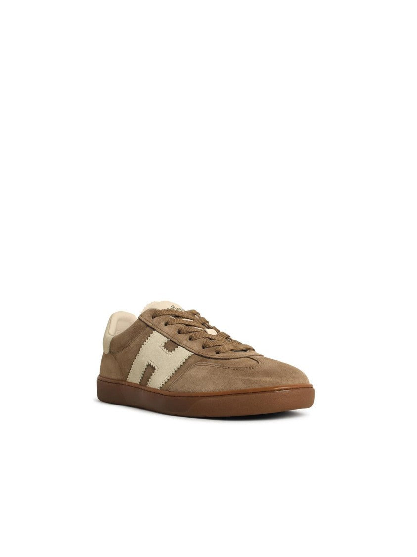 Hogan Cool' Beige Suede Sneakers