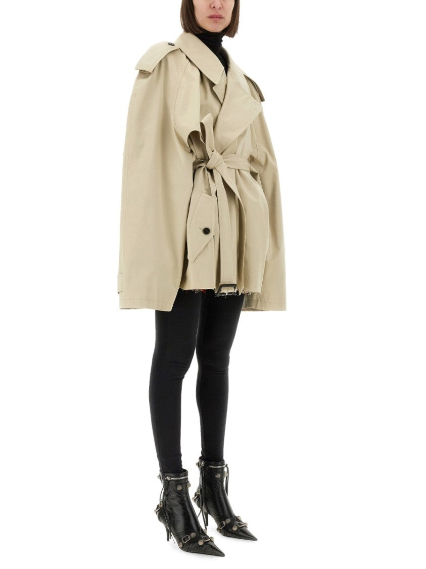 Balenciaga Cropped Trench Coat