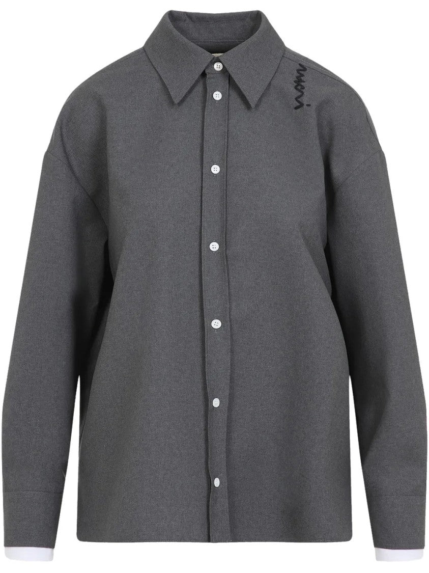 Marni Embroidered Logo Shirt
