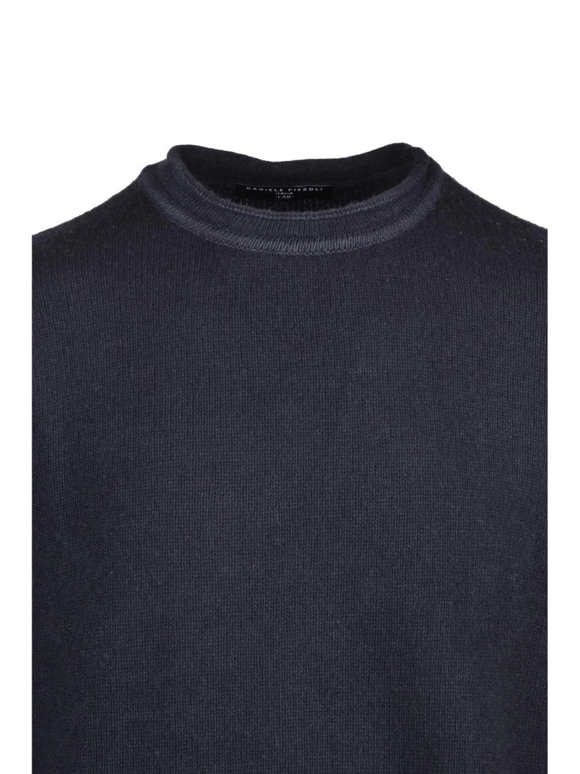 Daniele Fiesoli Crewneck Pullover In Extrafine Virgin Merino Wool