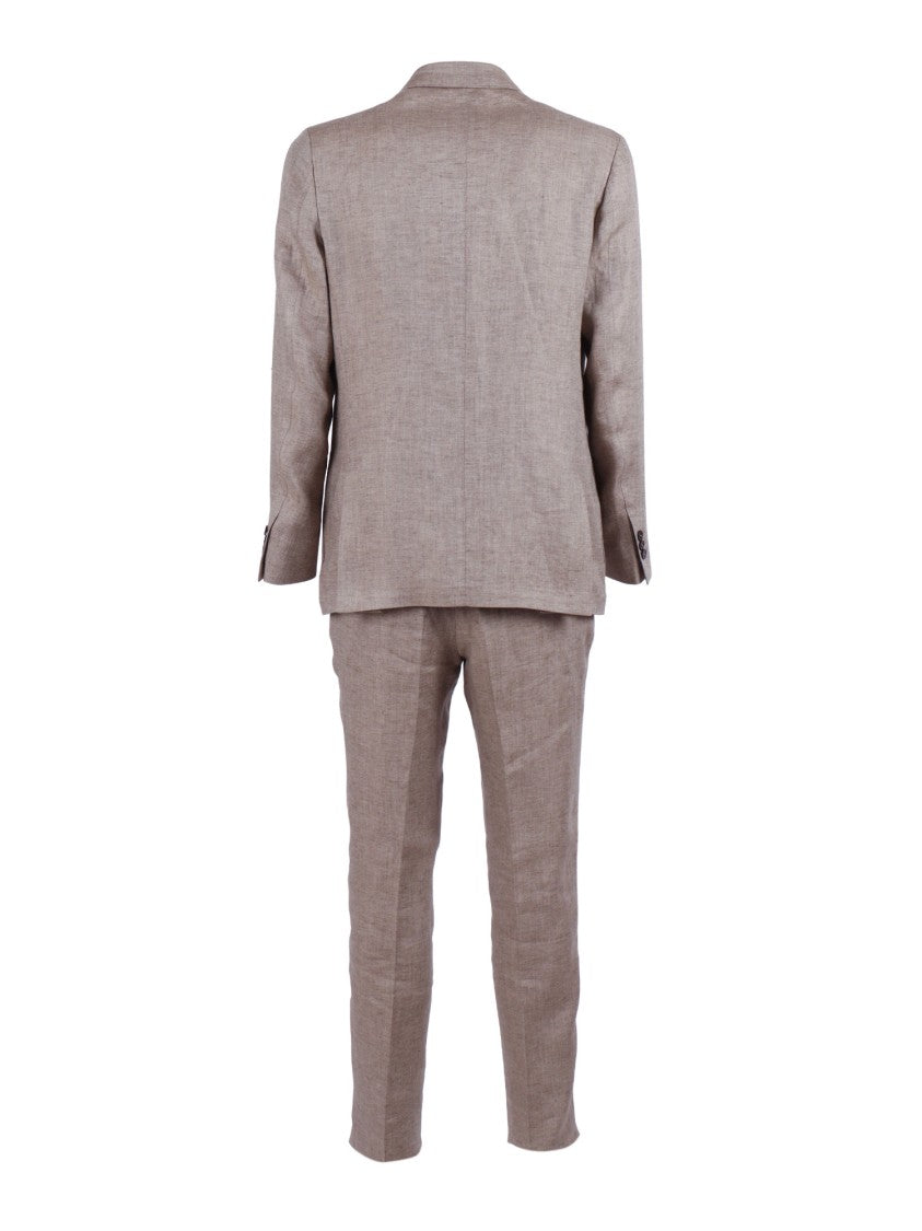 Tombolini Beige Zero Gravity Linen Suit