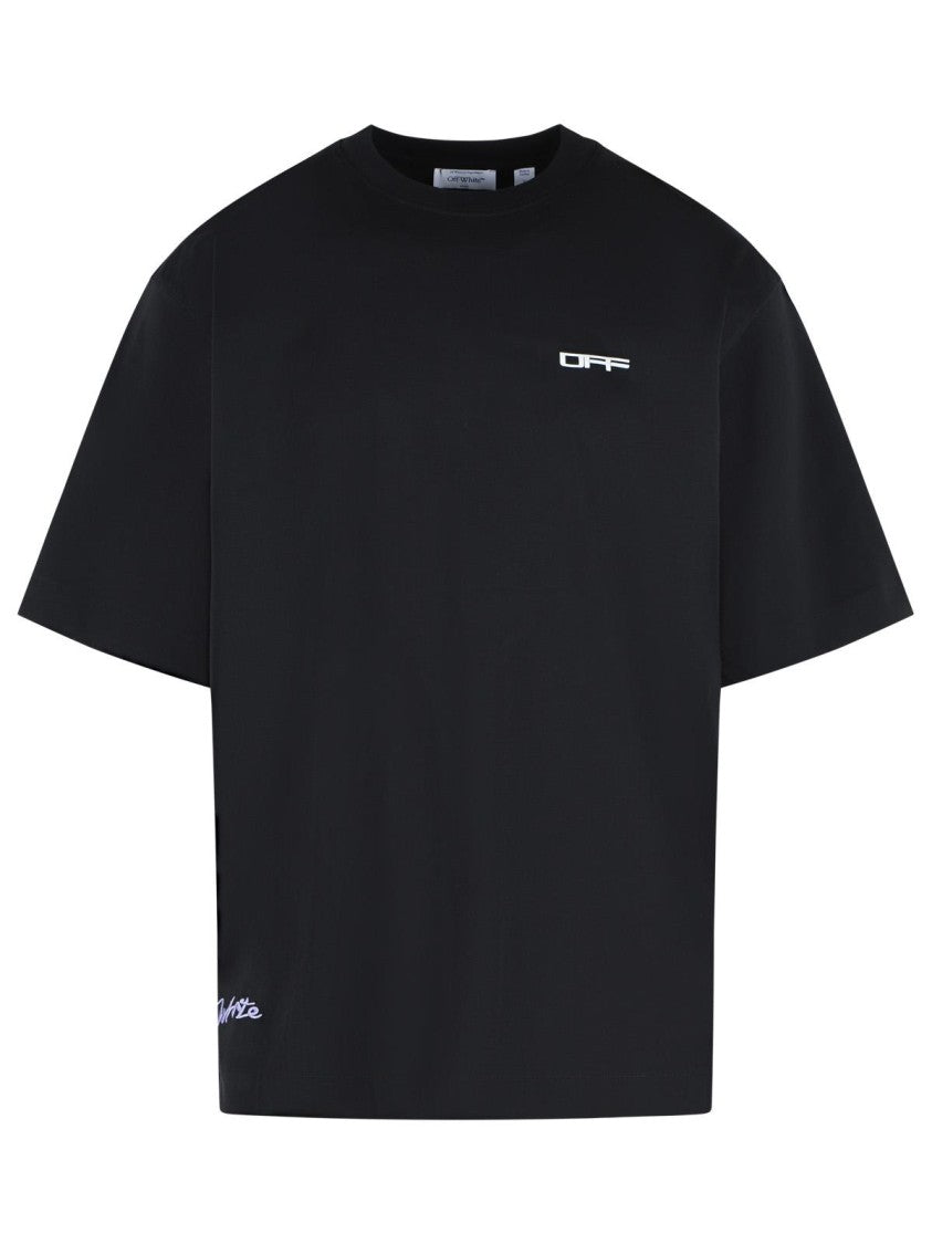 Off-White 'Archigeography Arrow' Black Cotton T-Shirt