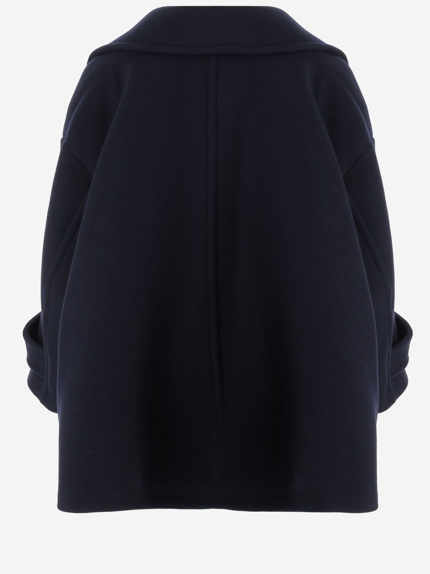 Chloé Oversize Double-Breasted Wool Coat