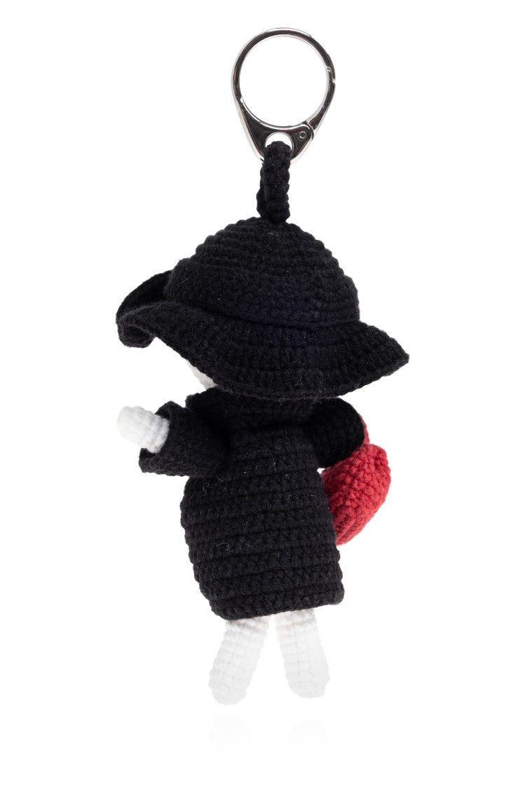 Alexander Mcqueen Booette Manta Bag Accessory - Cotton - Black