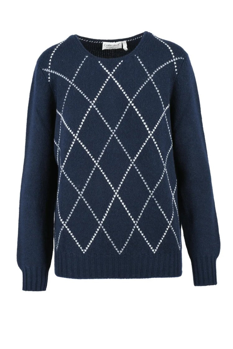 Corte Di Kel Crewneck Pullover - Multicolor