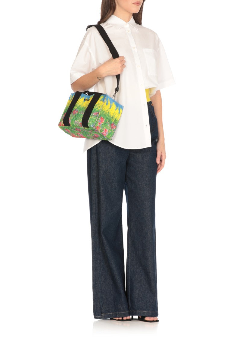 Msgm Multicolor Micro Tote Bag