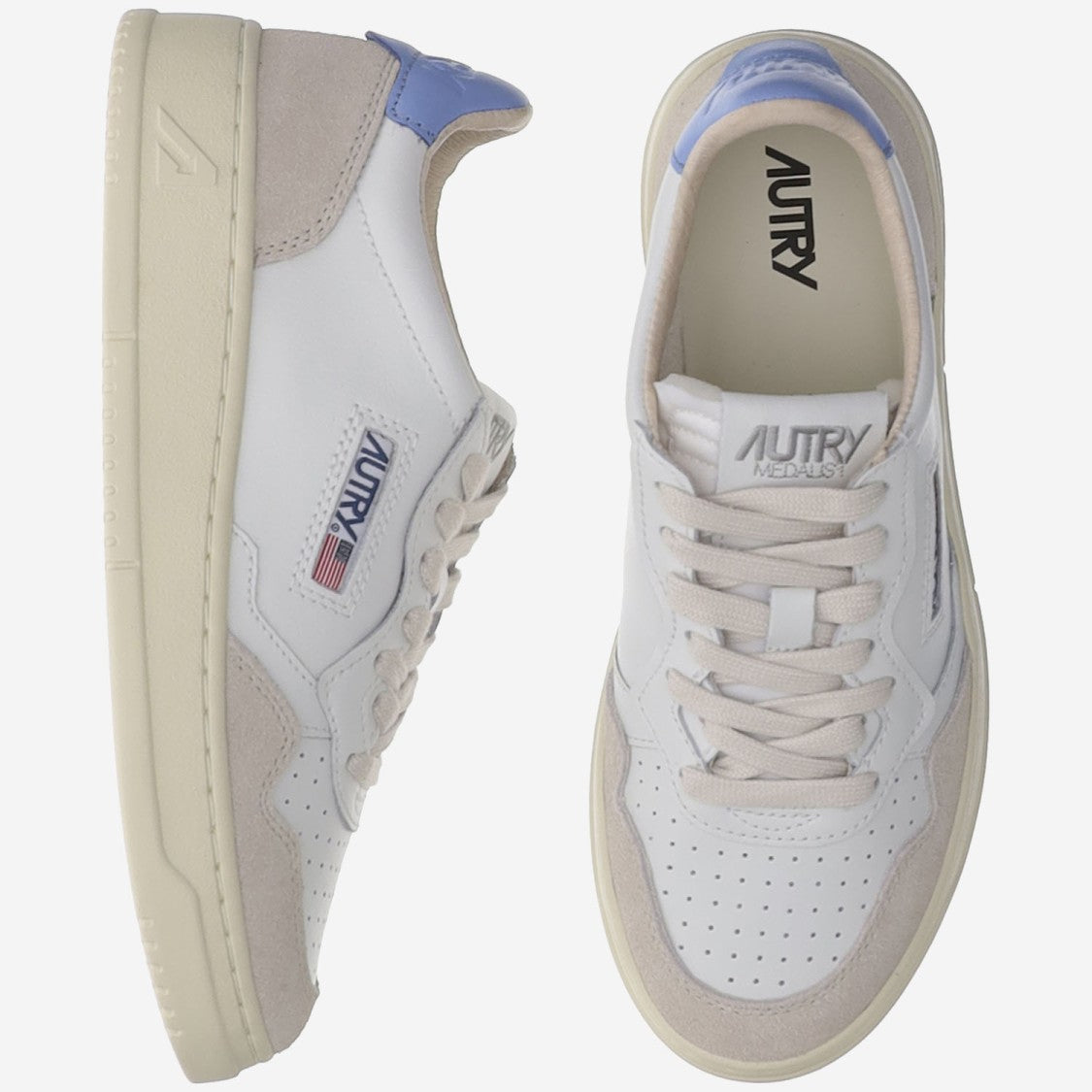 Autry Low Medalist Leather Sneakers