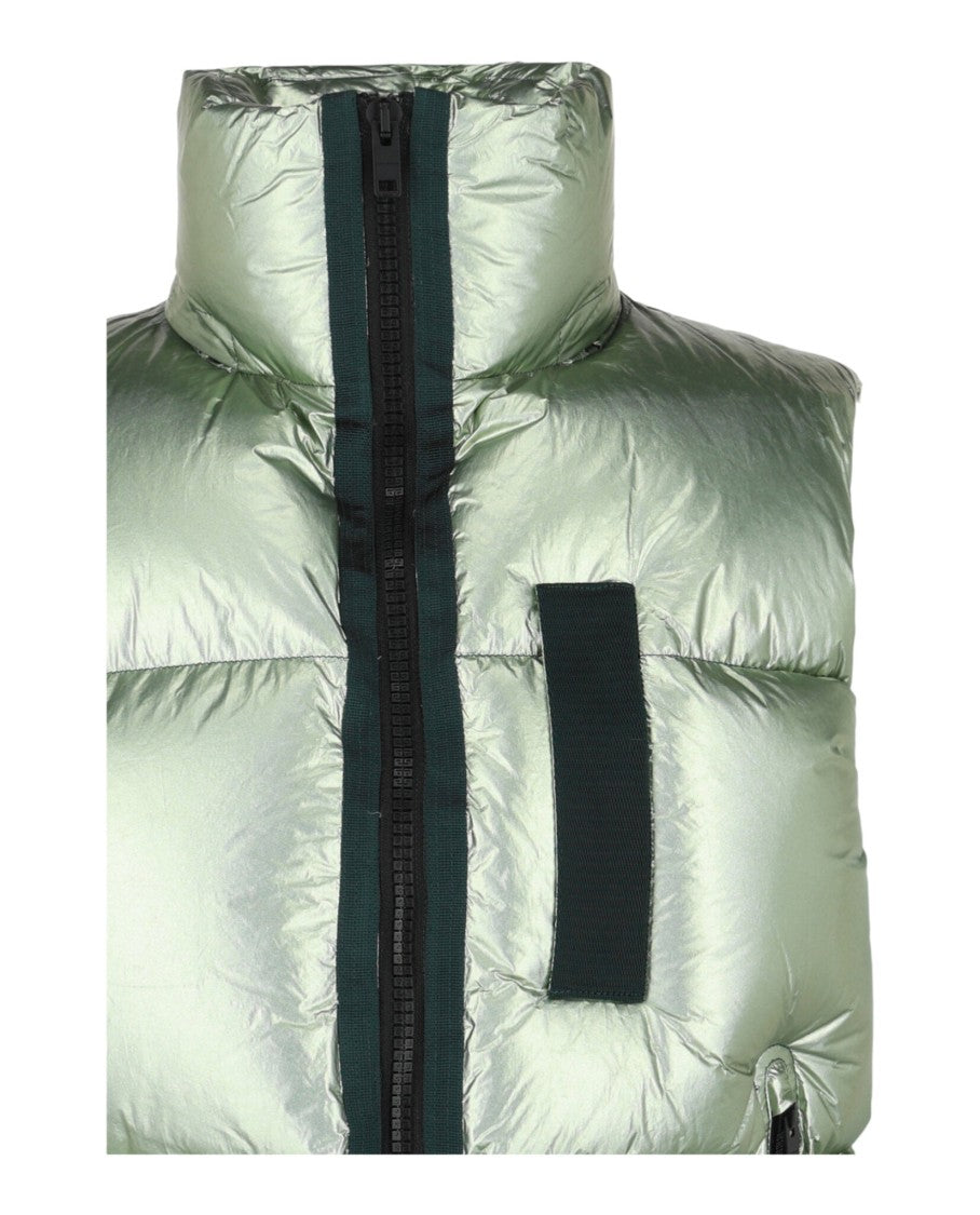 Givenchy Metallic-Finish Down Puffer Vest