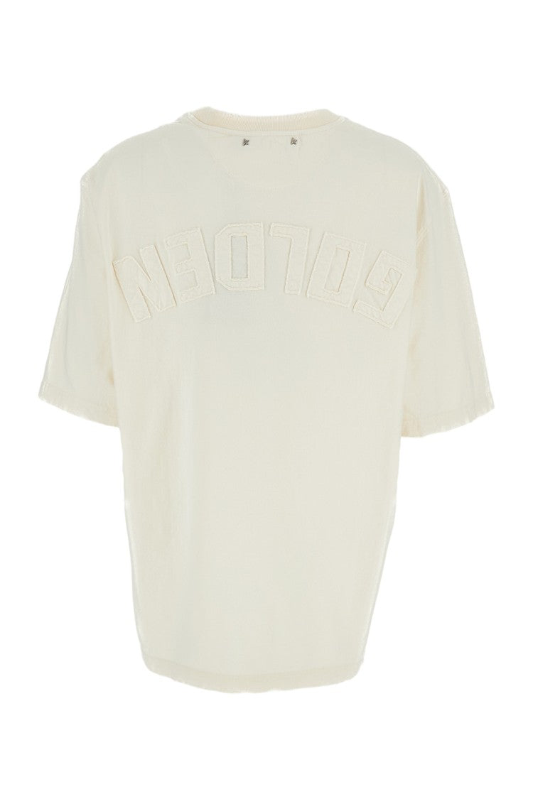 Golden Goose Relaxed Fit T-Shirt With Vintage Wash
