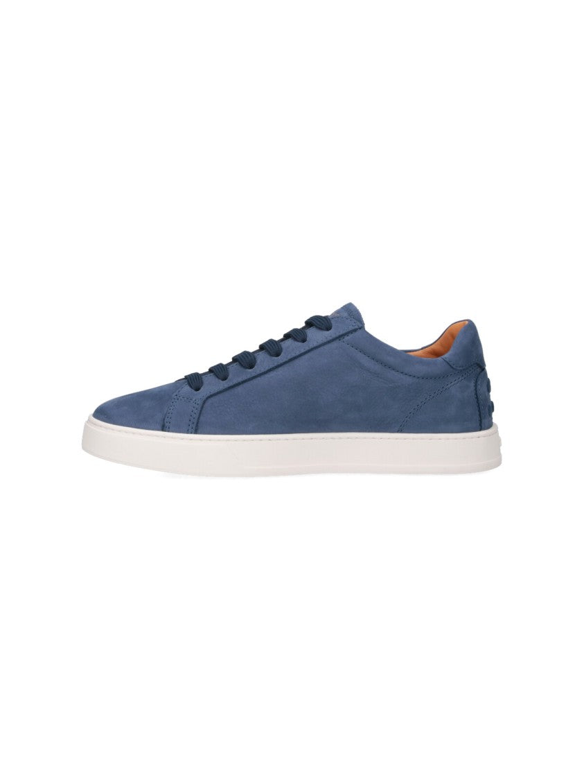 Tod's Blue Sneakers With Padded Collar