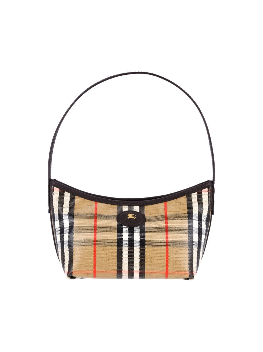 Burberry "Highlands" Shoulder Bag – Beige