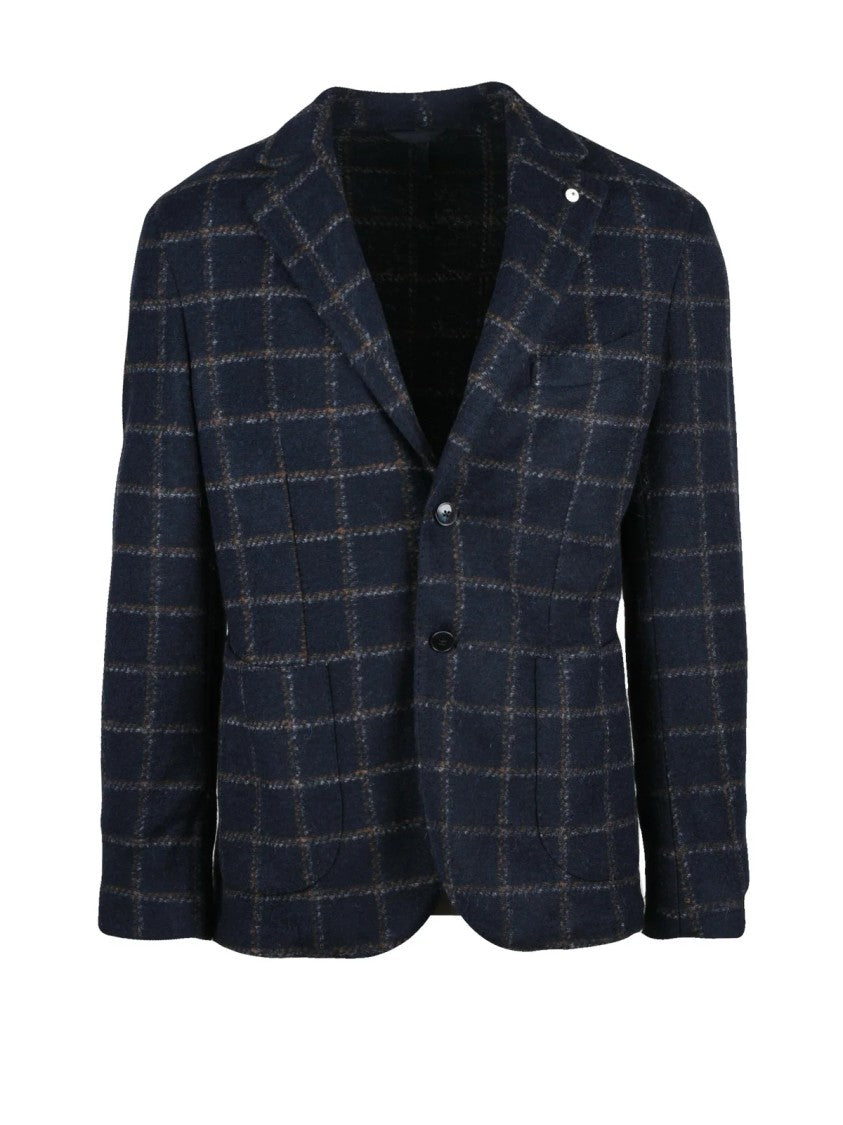 L.B.M. 1911 Round Jacket In Wool-Polyester Blend With Button Closure
