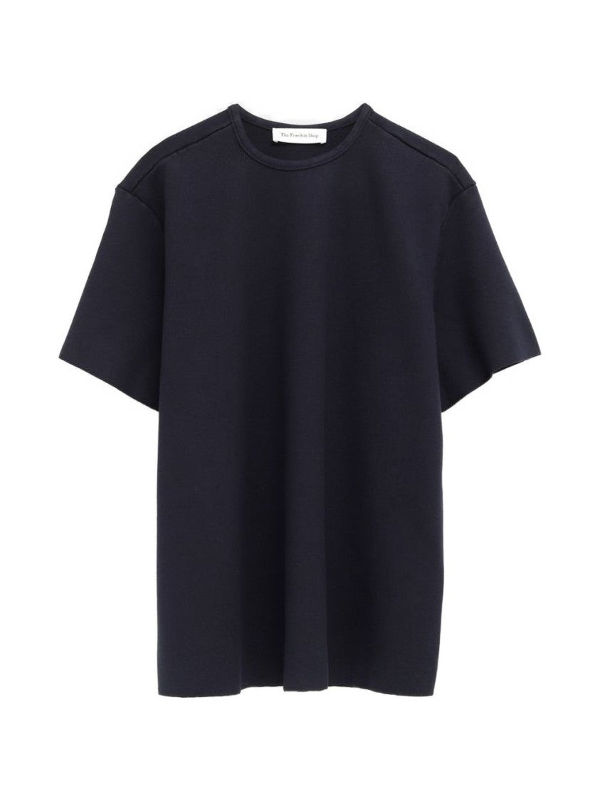 The Frankie Shop Grey Relaxed-Fit Short-Sleeve T-Shirt