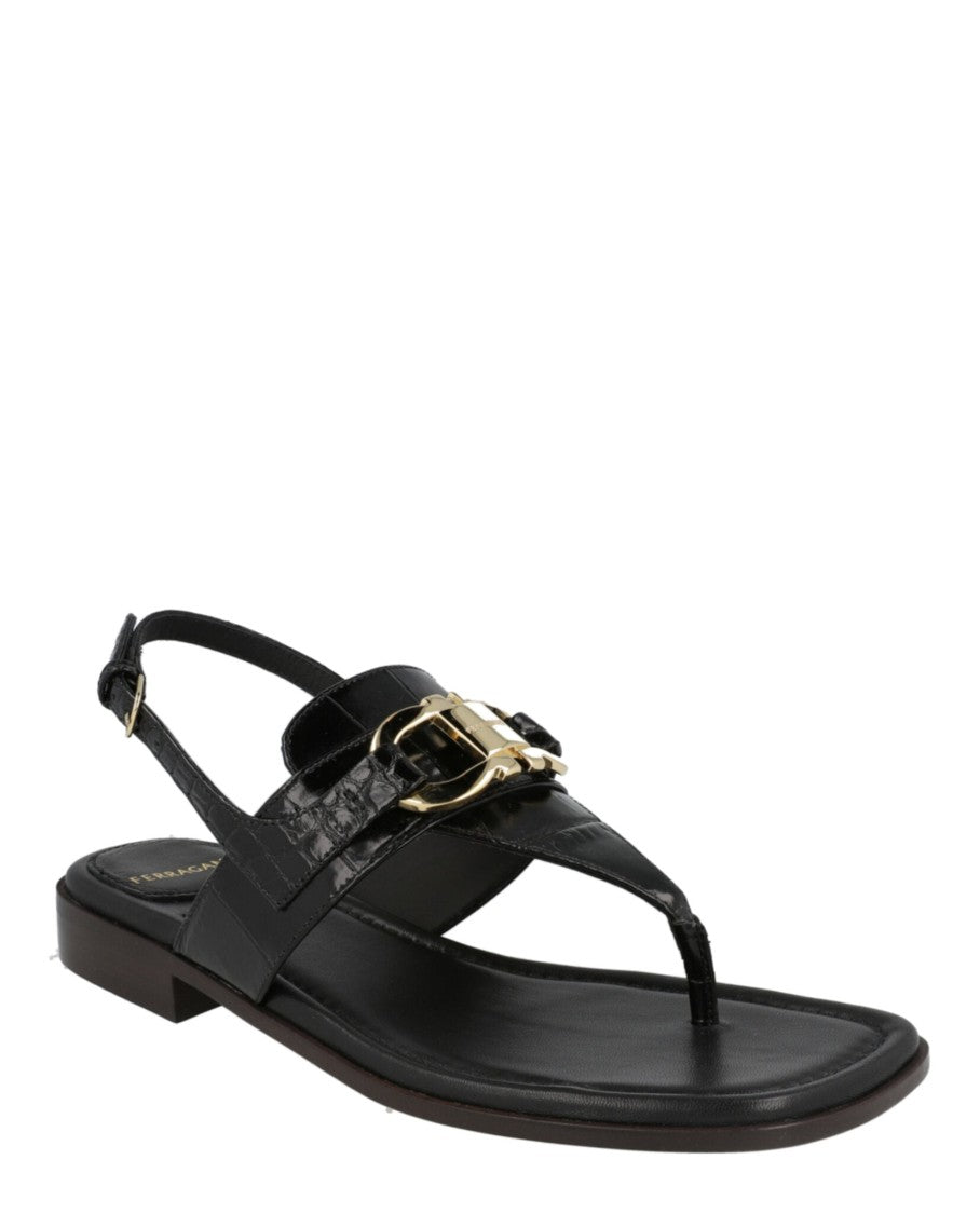 Ferragamo Lula Leather Sandals