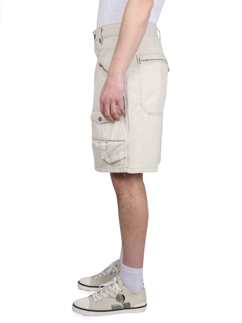 Isabel Marant Peio Denim Bermuda Shorts