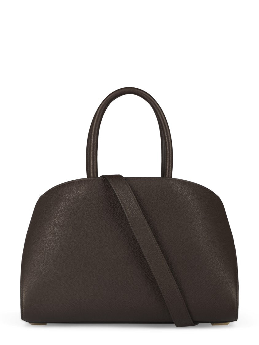 Ferragamo Structured Handbag With Gold-Tone Hardware