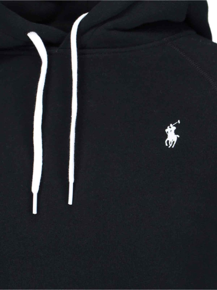 Polo Ralph Lauren Logo Hoodie – Black