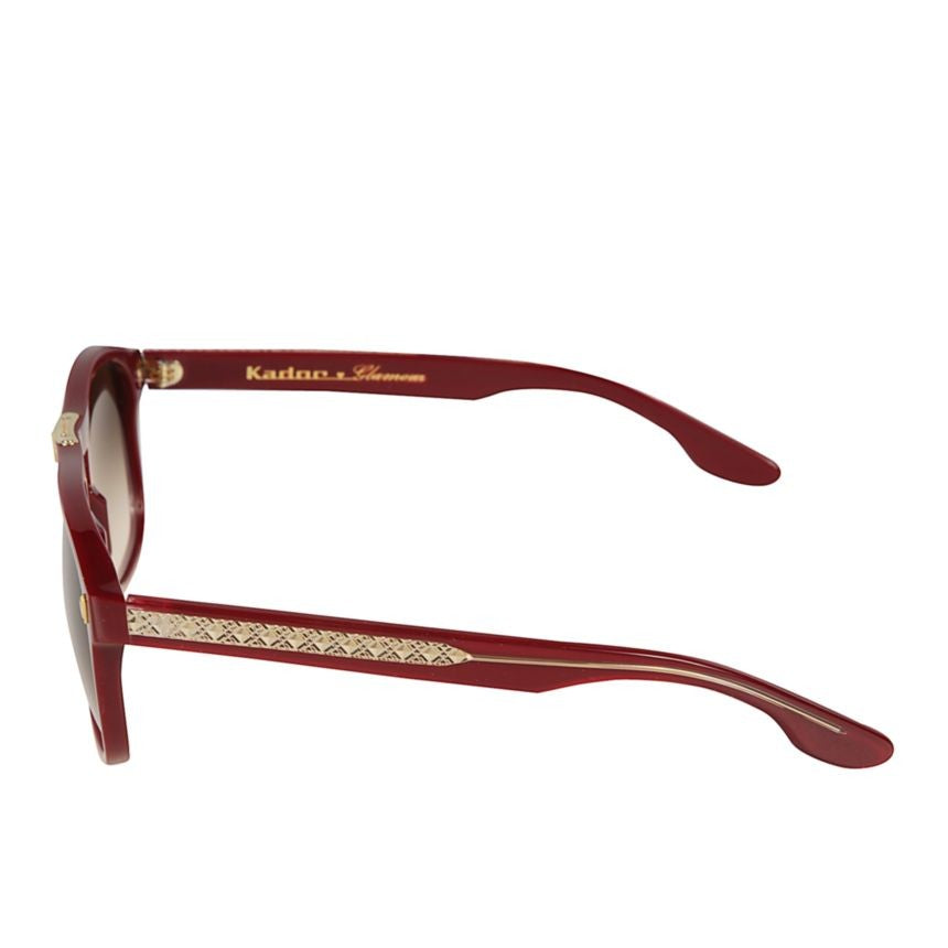 Kador Gipsy Flag Glamour Square Frame Sunglasses With Gradient Lenses
