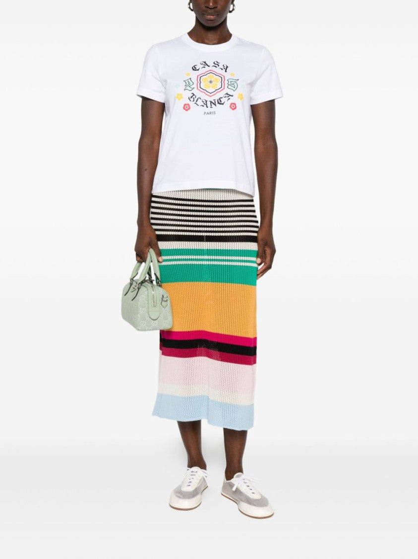 Casablanca Graphic Print Cotton T-Shirt