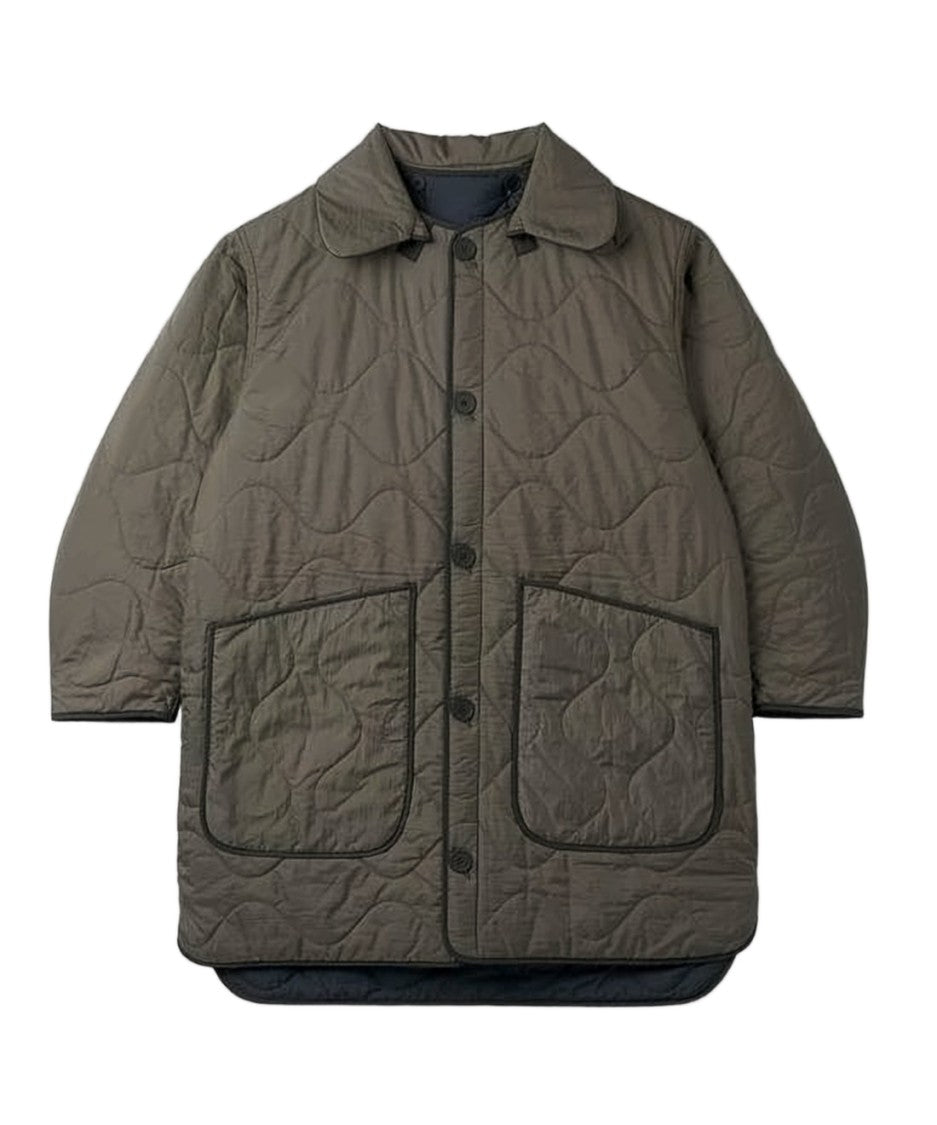 Marfa Stance Reversible Quilted Jacket With Rounded Collar