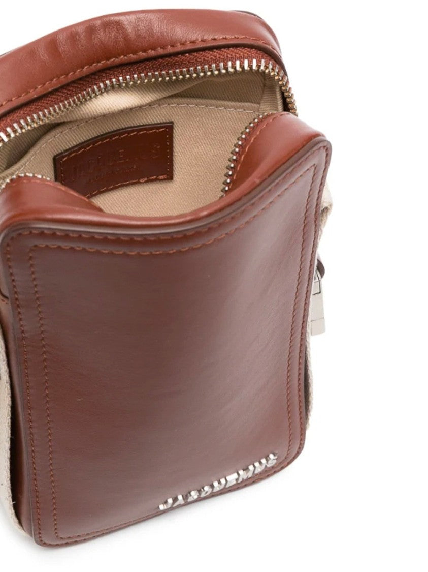 Jacquemus Rectangular Crossbody Bag With Contrasting Strap Detail